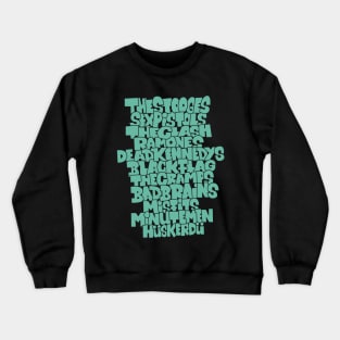 Punk Legends. Cult punk bands design. Punk rock will never die! Punk, ska, Oi. Crewneck Sweatshirt